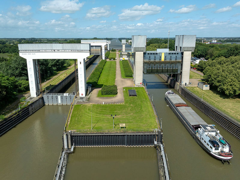 Foto van de Prinses Irenesluis in Wijk bij Duurstede